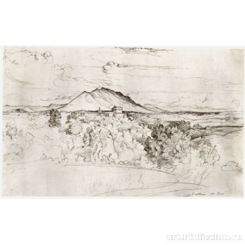 Монте Соракте, вид из Чивита Кaстелланa