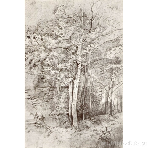 Этюд в лесу под Компьеном