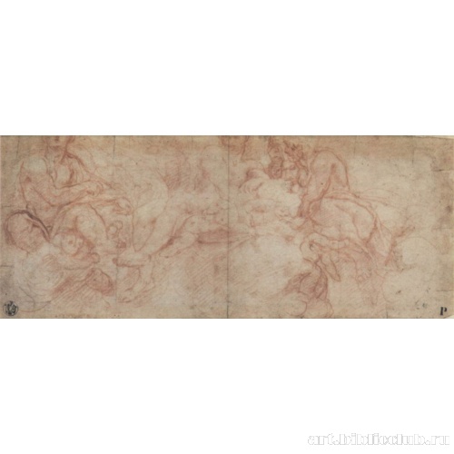 Апостол и херувимы-путти в облаках