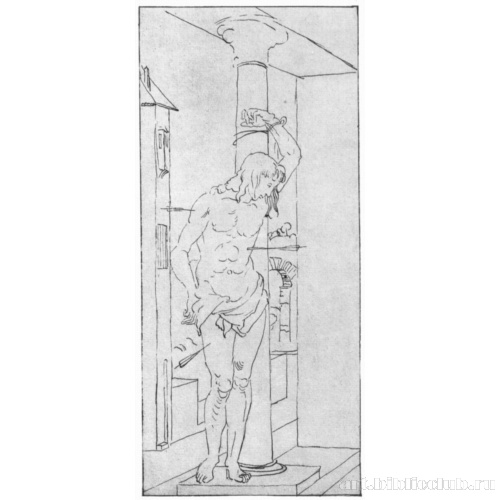 Эскиз алтаря: Святой Себастьян, левая створка