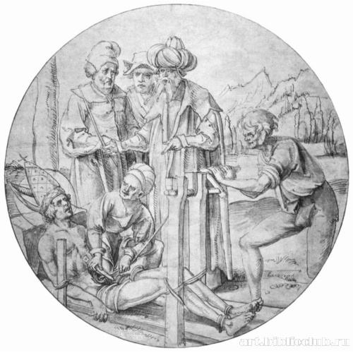 Мученичество святого Эразма, тондо