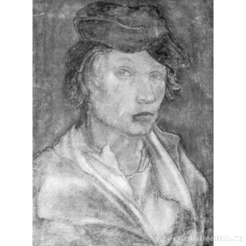 Портрет молодого человека в плоской шапке