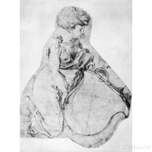 Держащая гербовый щит