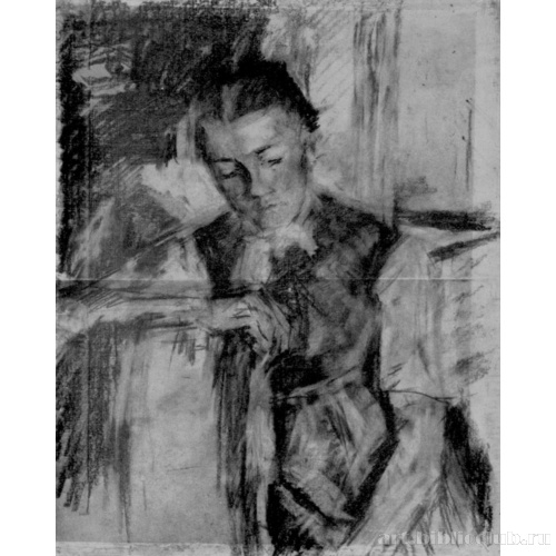 Девушка, смотрящая вниз