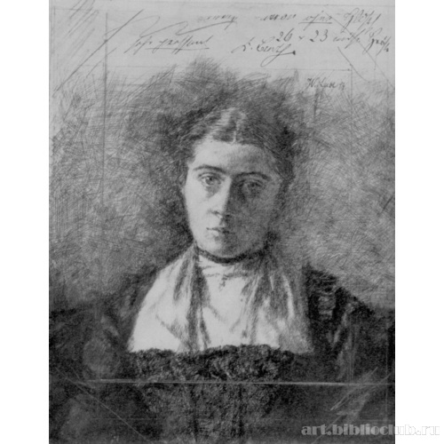 Крестьянская девушка из Верхней Баварии (Портрет Kaти Барт в Айблинге)