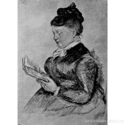 Портрет читающей женщины из Пошингера