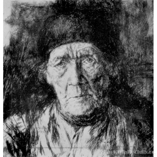 Портрет старой крестьянки («Тумин»)