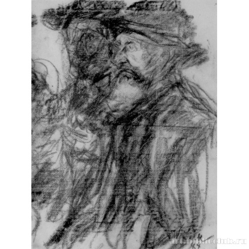 Этюд к картине «Вольные стрелки»