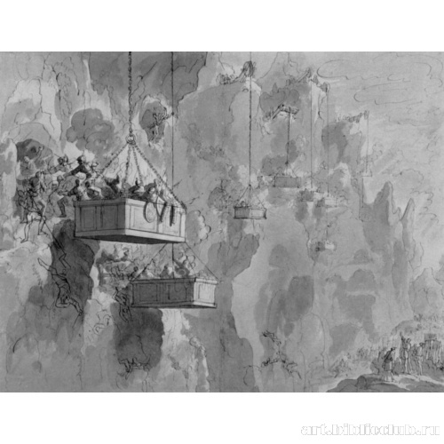 Войска побеждают разбойников, засевших в пещерах