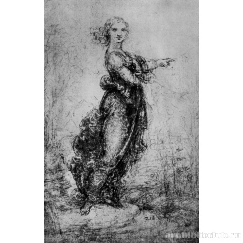 Женская фигура в пейзаже