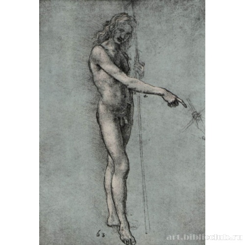 Этюд обнаженного для фигуры Иоанна Крестителя