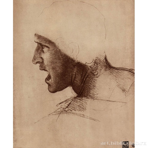 Этюд головы воина к 