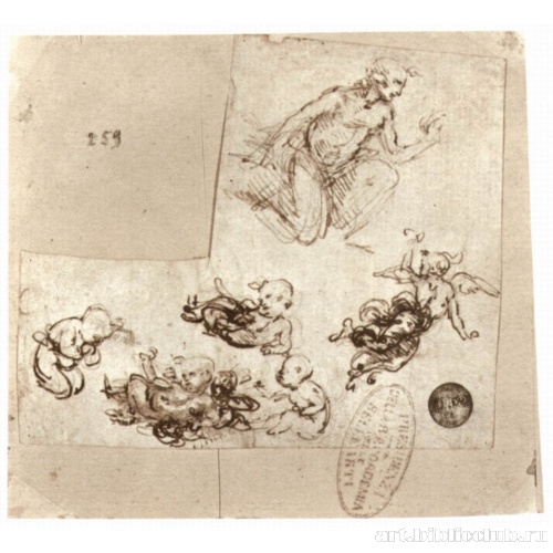 Лист с набросками