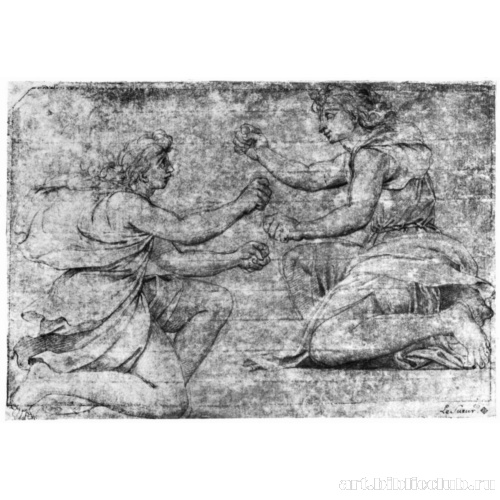 Два коленопреклоненных ангела