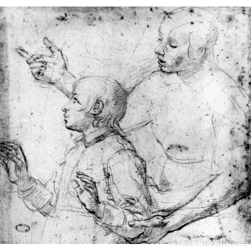 Этюд для фигуры матери с сыном