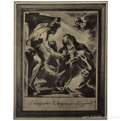 Святая Лейтгард и Распятый (Христос)