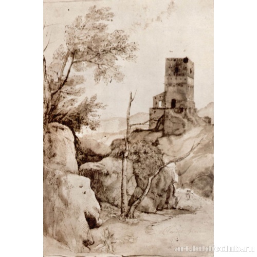 Пейзаж римской Кампаньи