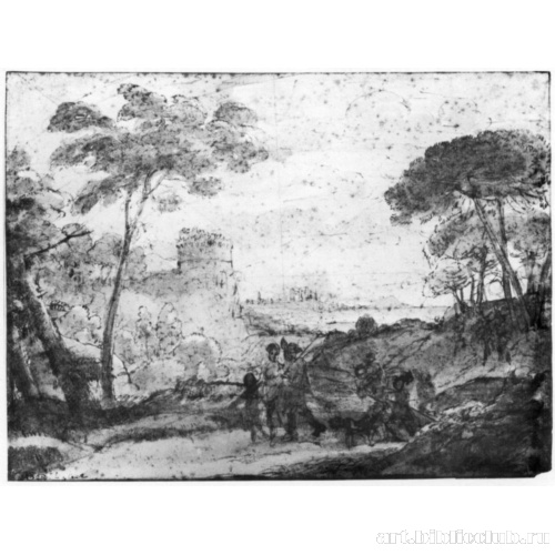 Пейзаж с фигурами