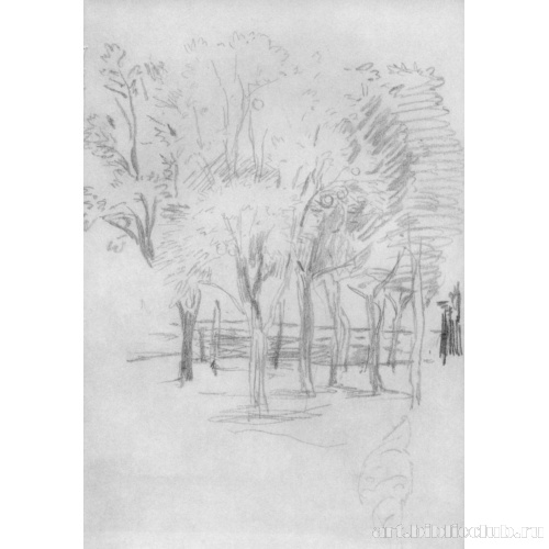 Этюд к неаполитанским фрескам, апельсиновая роща