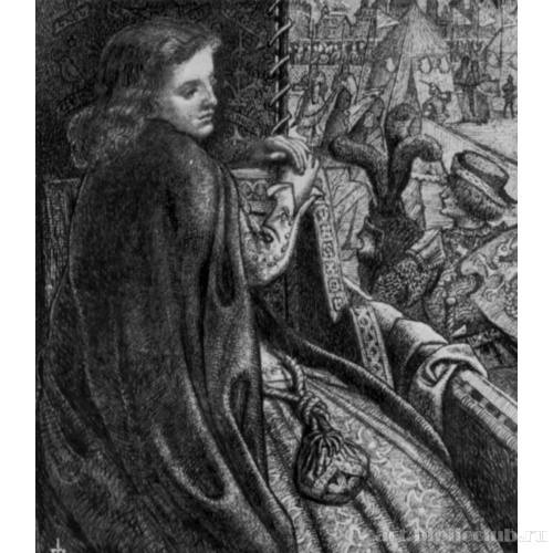 Дама на турнире