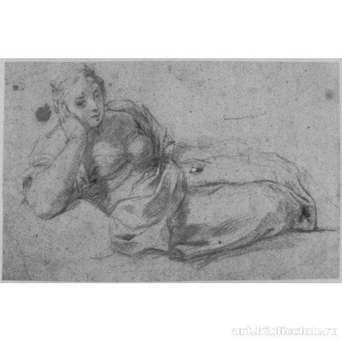 Фигура лежащей женщина