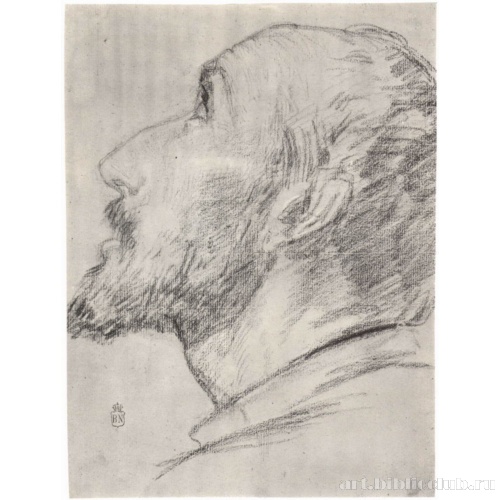 Этюд головы святого Франциска Ассизского