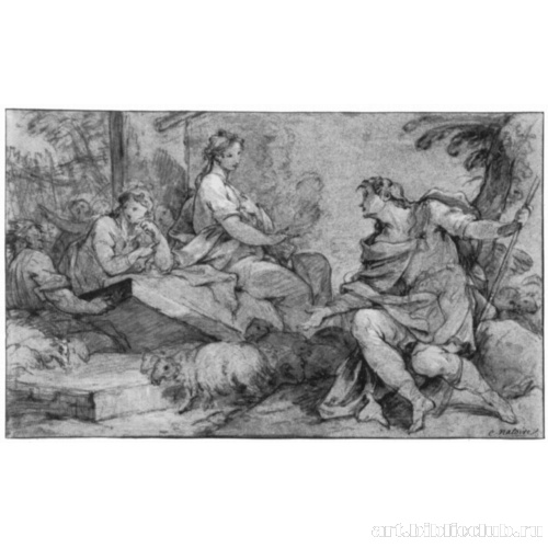 Иаков и Рахиль у колодца