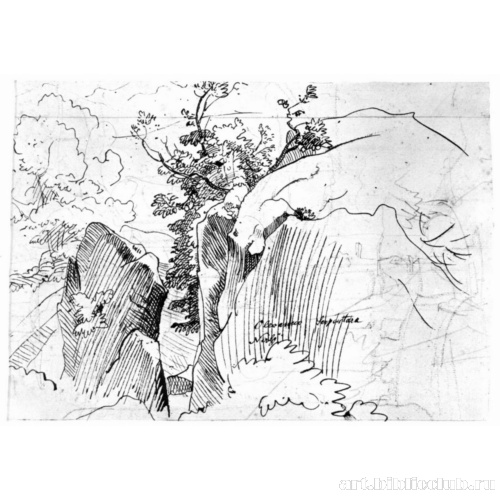 Тропинка в скалах близ Олевано