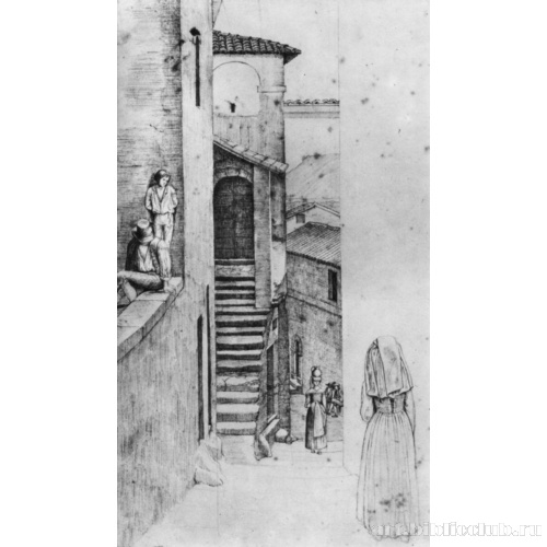 Улочка в Олевано