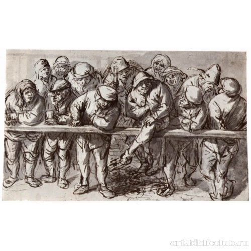 Группа мужчин за перилами