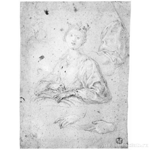 Этюд к картине «Святая Екатерина Александрийская»