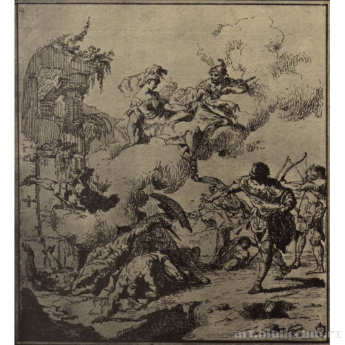 Кадм сеет зубы дракона, а Эдип разгадывает загадку Сфинкса