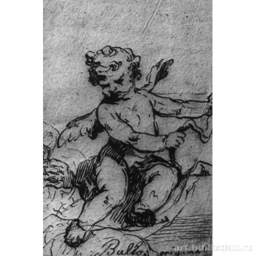 Сидящий путто