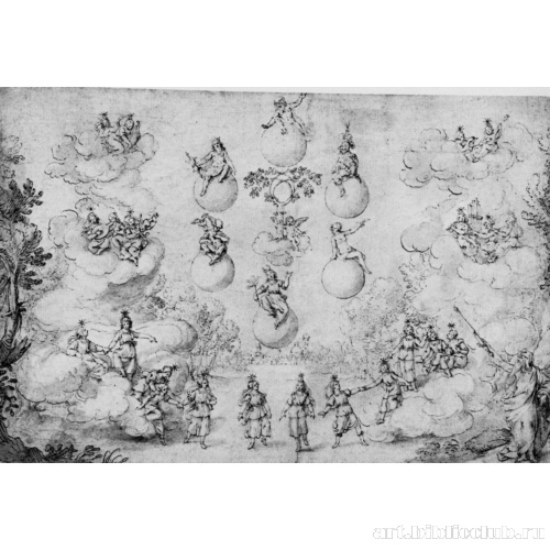 Эскиз сценической картины