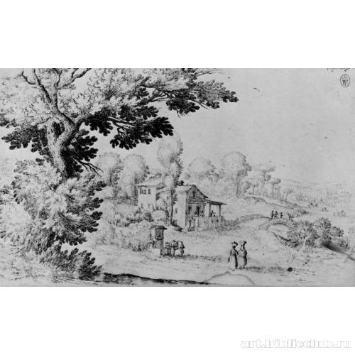 Пейзаж с крестьянским домом