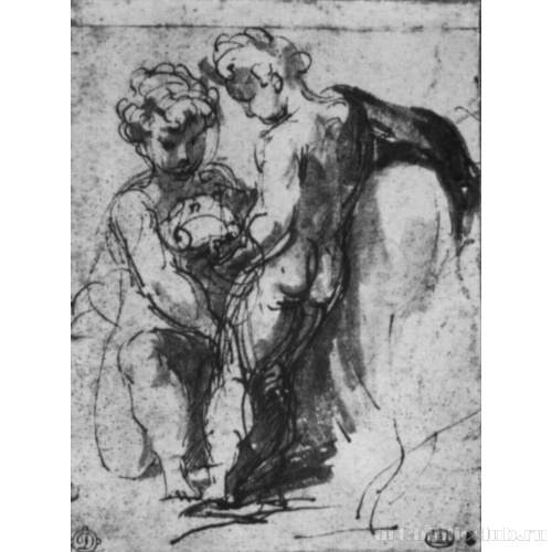 Мальчики Иисус и Иоанн с овцой