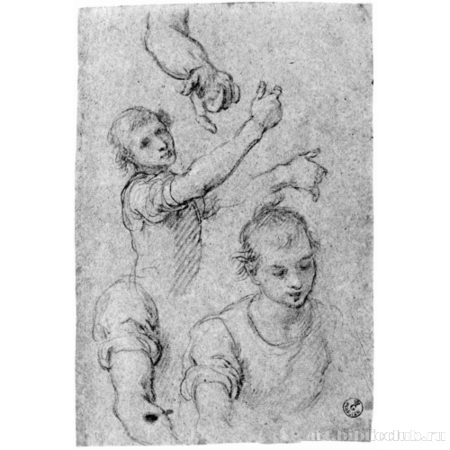 Этюды фигуры мальчика