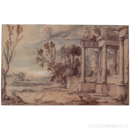 Пейзаж с руинами