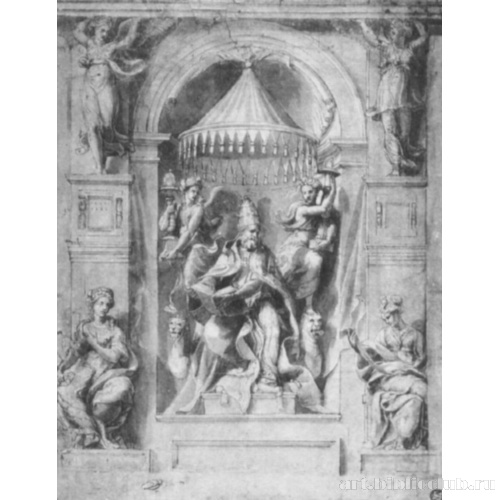 Композиция росписи стены в Зале Константина