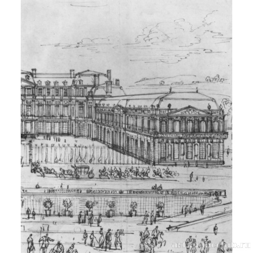 Вид на замок Сен-Клу