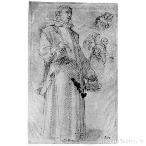 Стоящий монах