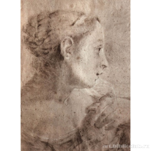 Молодая женщина, держащая сосуд