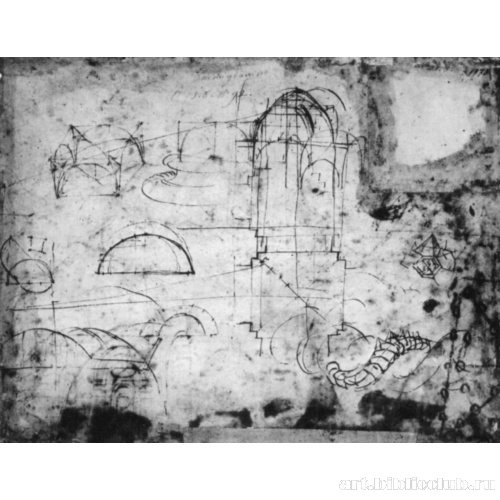 Архитектурные наброски к проекту собора Святого Петра в Риме