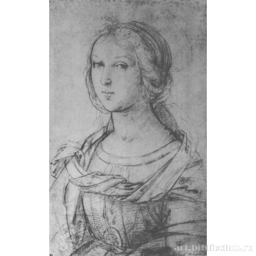 Полуфигура святой