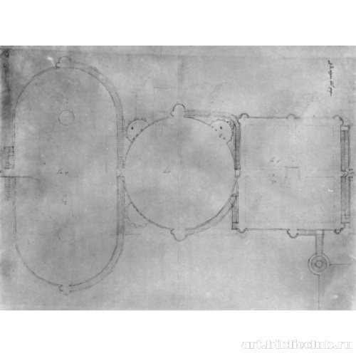 Эскиз планировки сада Виллы Мадама