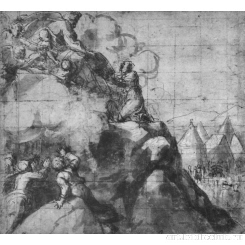 Эскиз к росписям Лоджий Ватикана, 