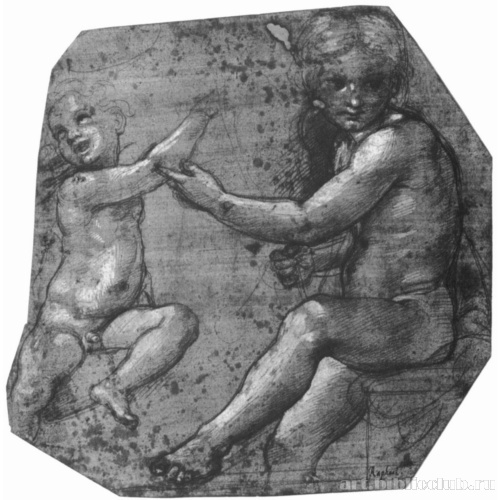 Эскиз к росписям Лоджий Ватикана, 