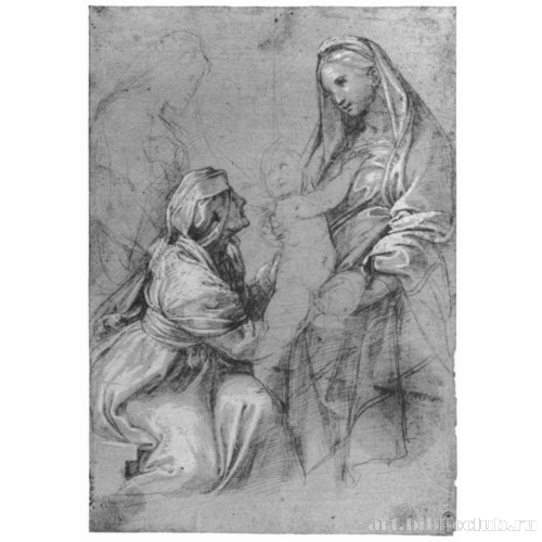 Эскиз к росписям Лоджий Ватикана, 