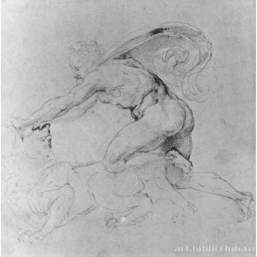 Геракл, раздирающий пасть льву