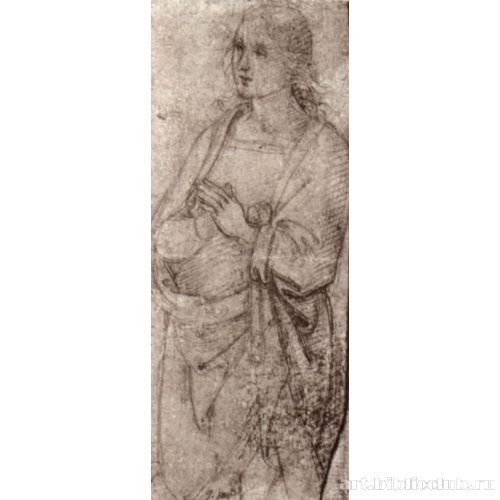 Юный молящийся святой